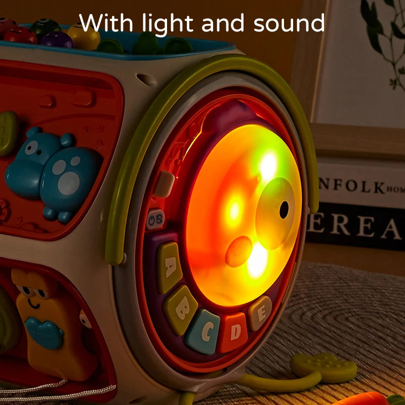 Jouets sensoriels Montessori pour enfants, jeux de développement cognitif avec tri des couleurs et activités d'apprentissage des formes, cadeaux de 3 ans