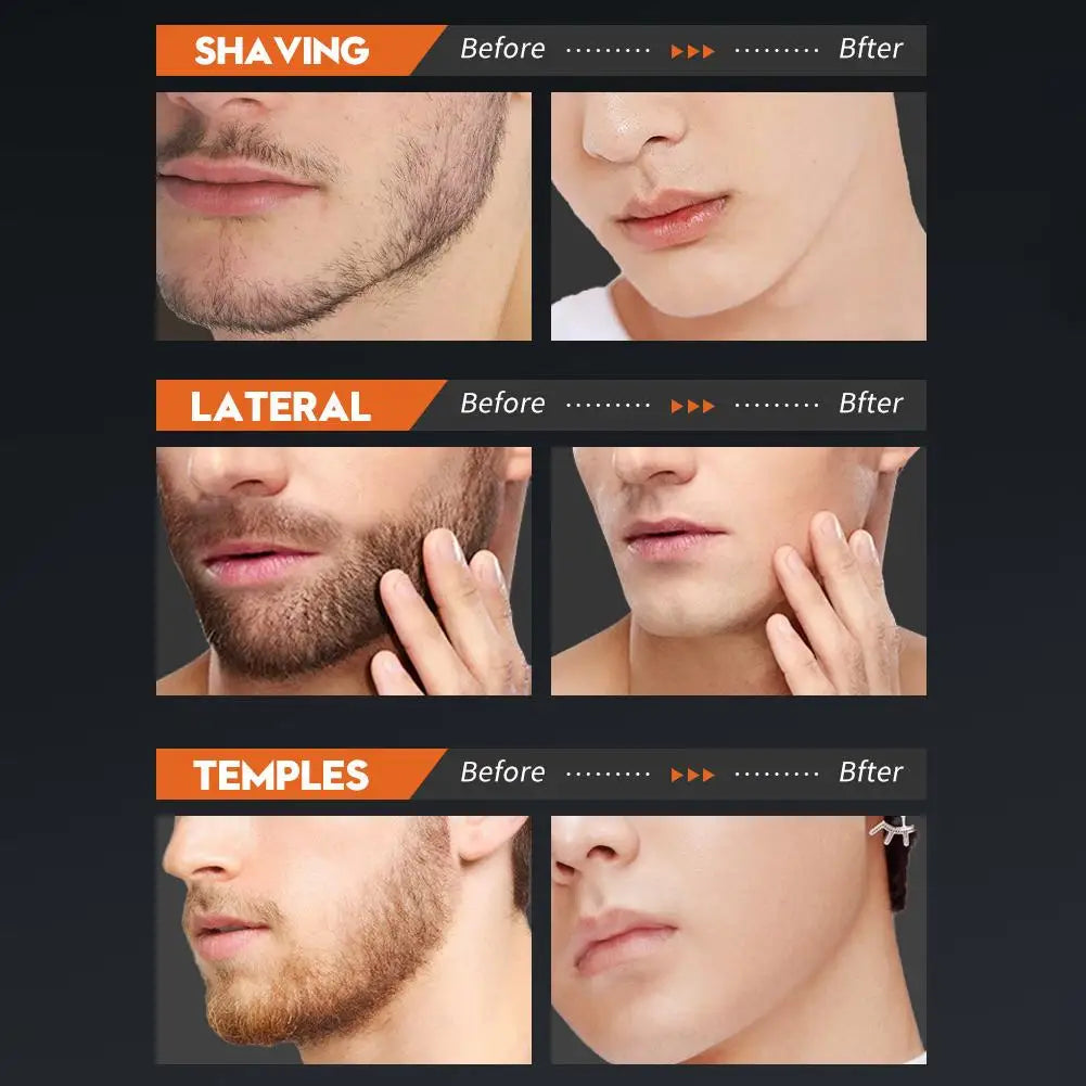 SADOER Mousse à raser pour hommes Mousse à raser pour barbe douce pour homme rafraîchissant hydratant adoucir les racines fibromes non irritantes