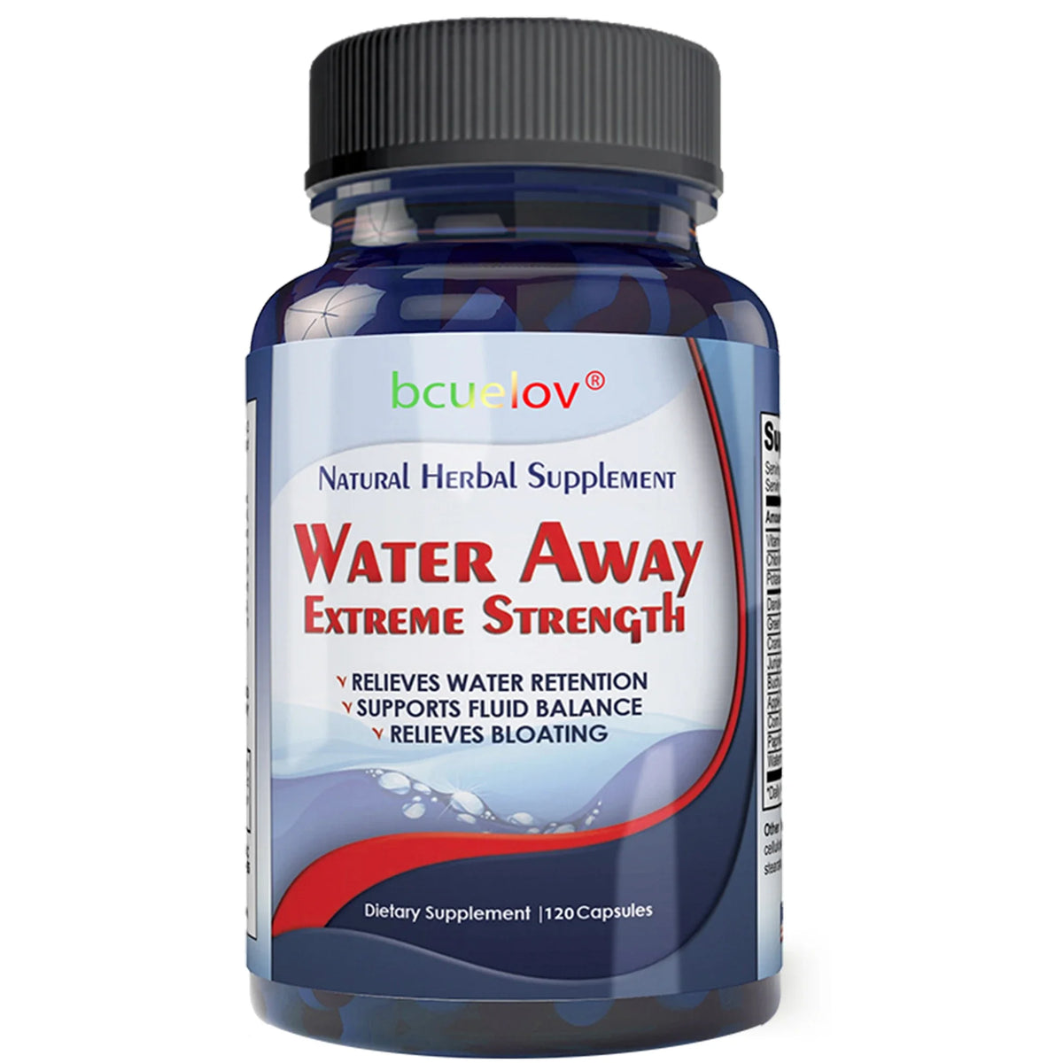Bcuelov - Diuretic Weight Loss Supplement, capsules that help eliminate excess water, bloating, edema, promote healthy urine, and cleanse