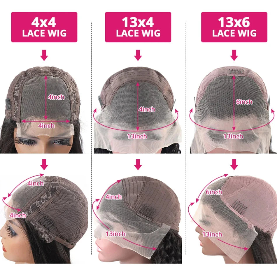 Perruque Lace Frontal Wig Body Wave de couleur rouge, cheveux naturels bordeaux, 13x4, 13x6, pre-plucked, pour femmes