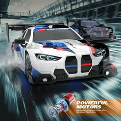 4WD RC Drift Car, High-Speed ​​Remote Control Racing Vehicle with LED Lights, 2.4GHz Radio, 4x4 Off-Road Truck, Children's Toy