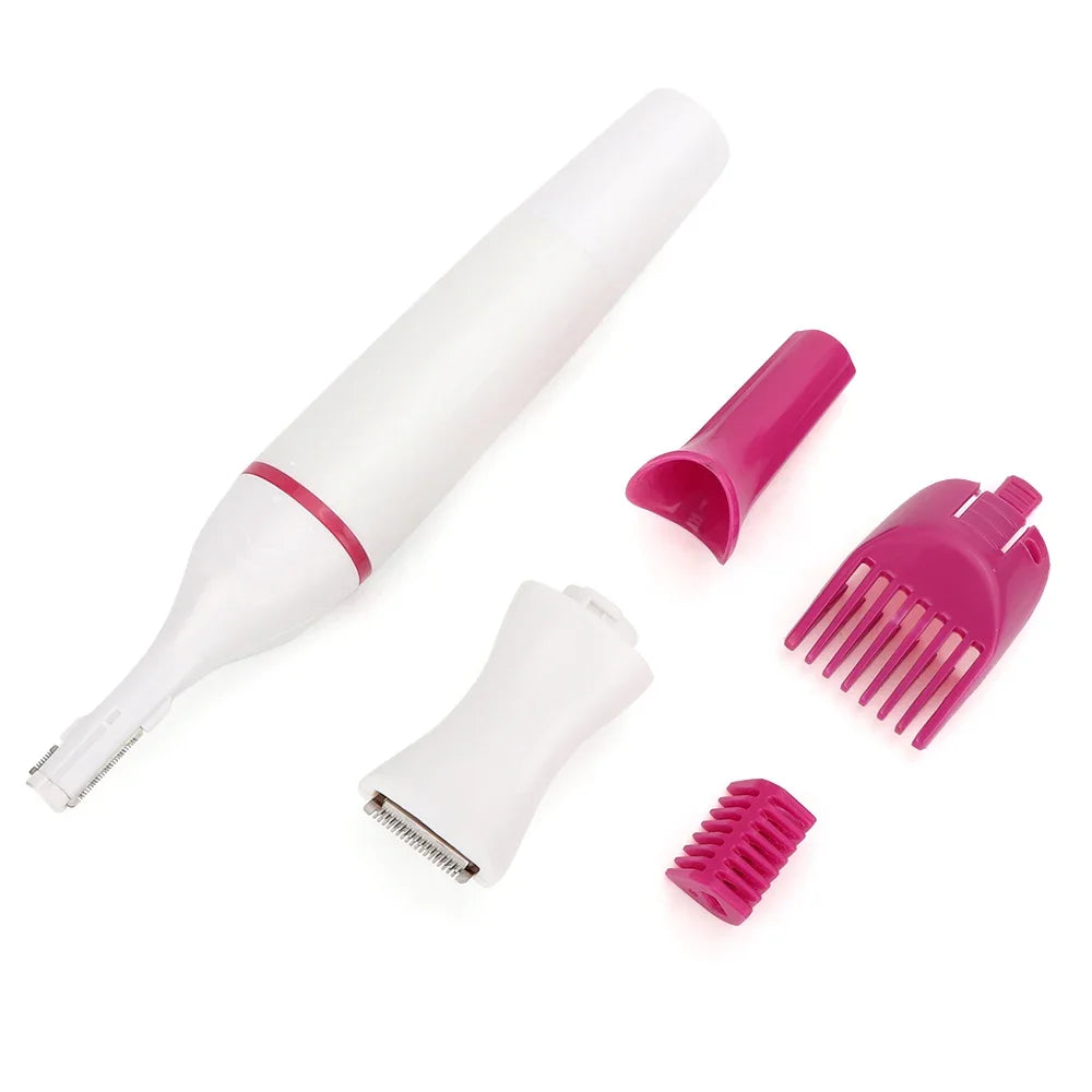 Femmes épilation électrique rasage femme Machine à raser 5 en 1 multifonction Mini rasoir tondeuse rasoir pour sourcils aisselles
