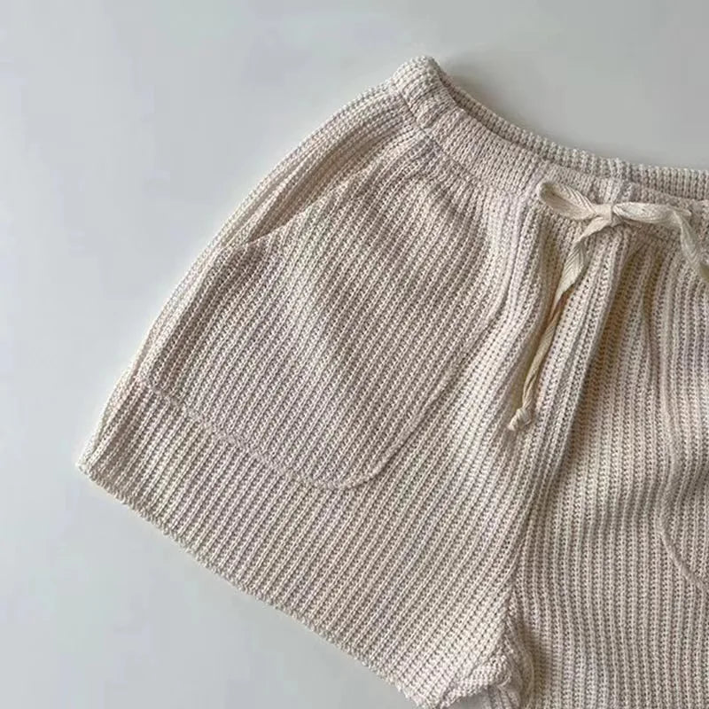 Ensemble de vêtements pour enfants, t-shirt + short pour nouveau-né, ensemble de jogging décontracté, 2 pièces, pour garçons et filles, nouvelle collection printemps été