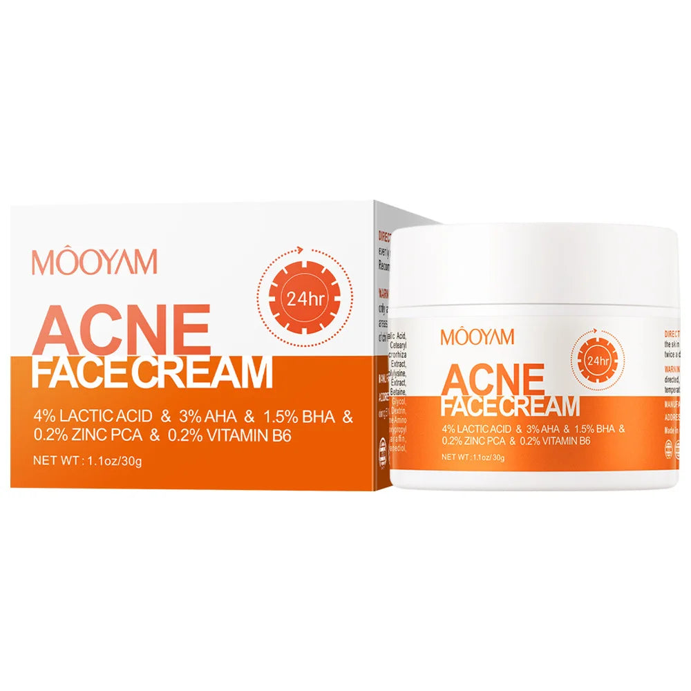 Crème pour le visage à base de plantes pour l'élimination de l'acné, Gel Anti-acné, traitement des cicatrices d'acné, rétrécissement des pores, élimine les grands Pores, les boutons, blanchiment du visage, voiture