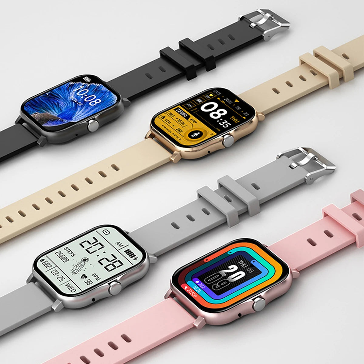 2025 nouvelle montre intelligente hommes femmes cadeaux 1.83 ''écran tactile complet Sport Fitness Tracker Smartwatch hommes BT appels numérique smarthwhatch