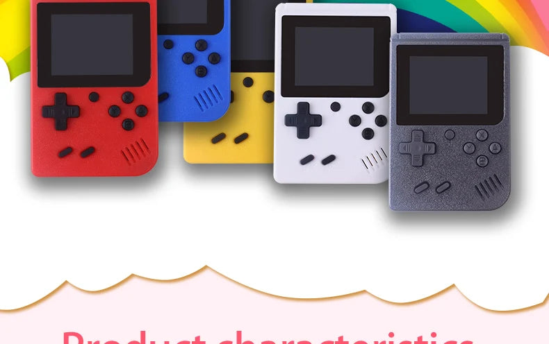 Console de jeu vidéo rétro avec écran Lcd de 2.4 pouces, 400 pouces, Portable, cadeau de noël