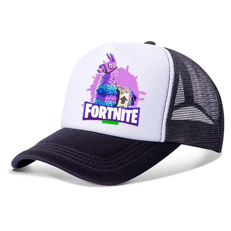 Casquette de Baseball Fortnites pour enfants, chapeau imprimé de jeu de dessin animé pour garçons, chapeau de soleil d'été en plein air, casquette à visière réglable, cadeaux pour enfants, nouvelle collection