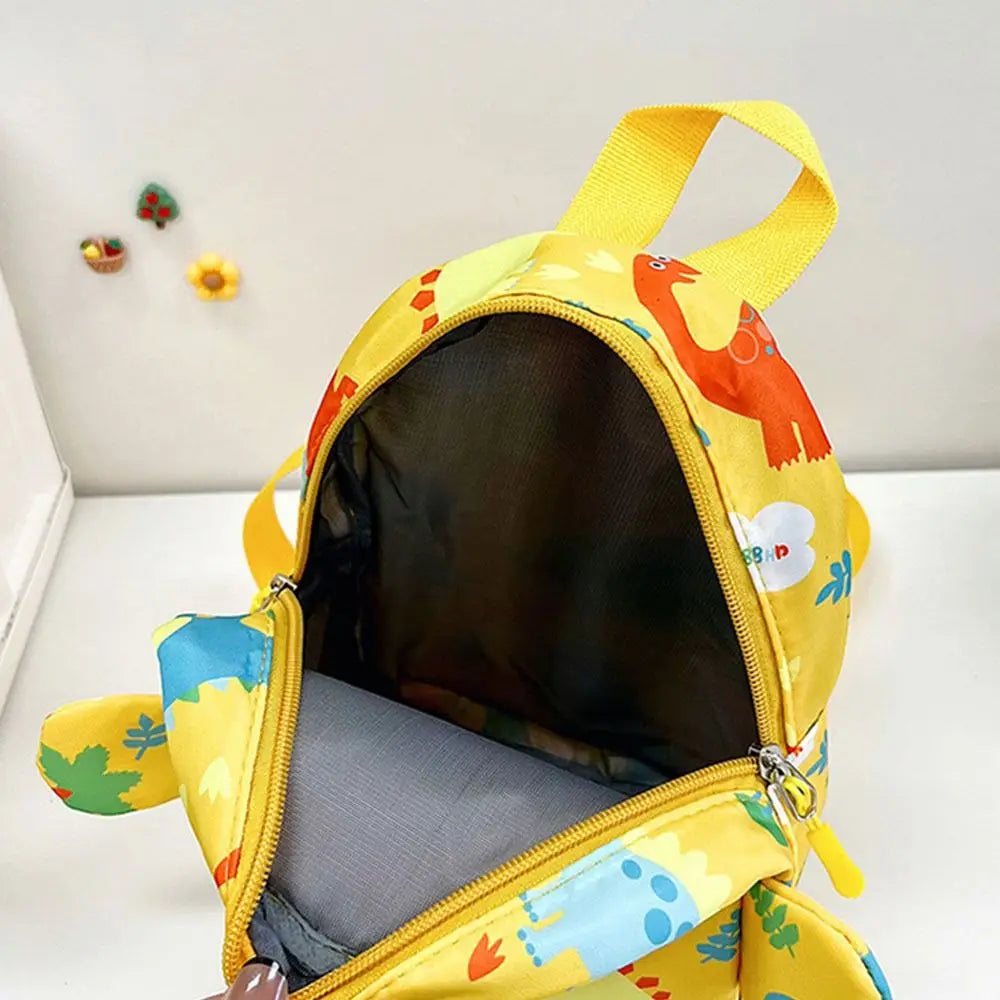 Sac à dos en nylon de dinosaure de dessin animé animal de maternelle, cartable pour enfants, petits sacs Kawaii d'école pour garçons et filles