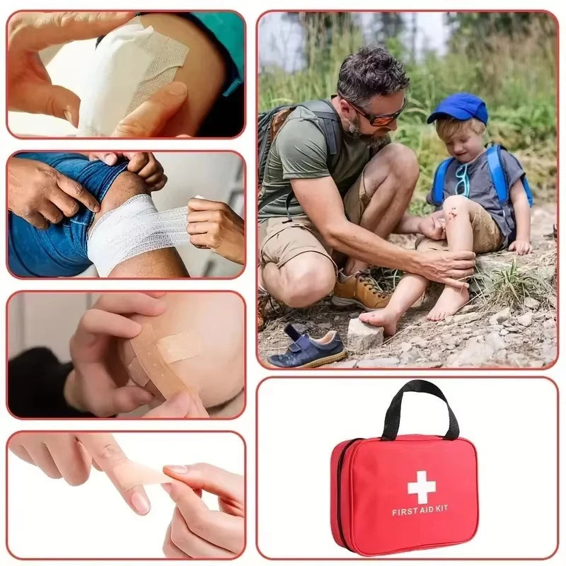 Trousse de premiers secours, fournitures médicales d'urgence polyvalentes, sac médical portable, pour la randonnée en plein air, le camping et plus de sauvetage