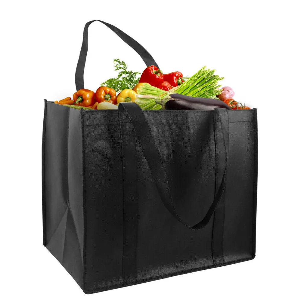 Sacs de courses réutilisables pour femmes, portables, pliables, écologiques, sac à main robuste, fourre-tout Simple de grande capacité