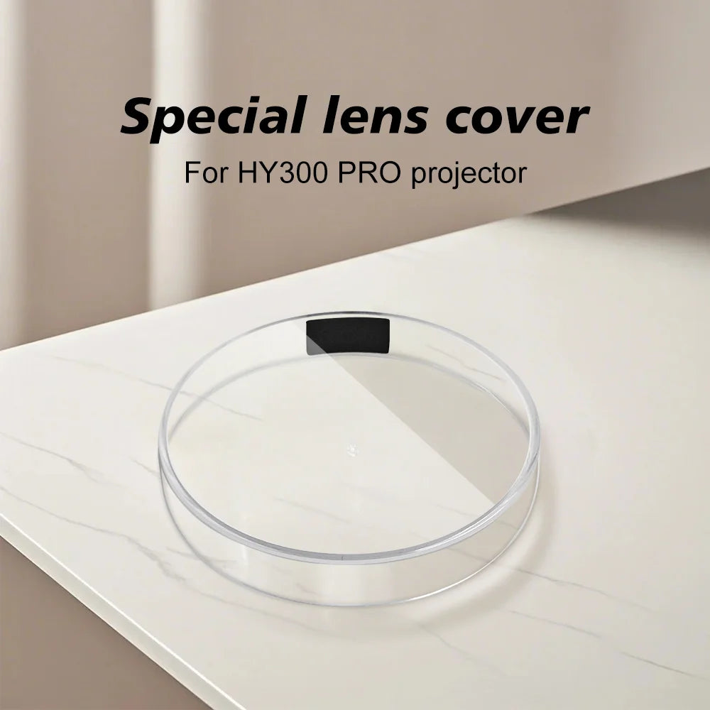 Le couvercle de protection d'objectif Le projecteur HY300PRO empêche la poussière d'entrée de l'objectif. projecteur HY300 cylindrique approprié applicable