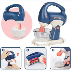 Mini appareils ménagers, jouets de cuisine, ensemble de jeu de simulation avec cafetière, mélangeur et grille-pain, cadeaux pour enfants, garçons et filles