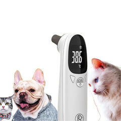 Thermomètre infrarouge pour animaux de compagnie, chien, chat, mesure médicale des animaux, électronique, sans contact, équipement vétérinaire domestique rapide