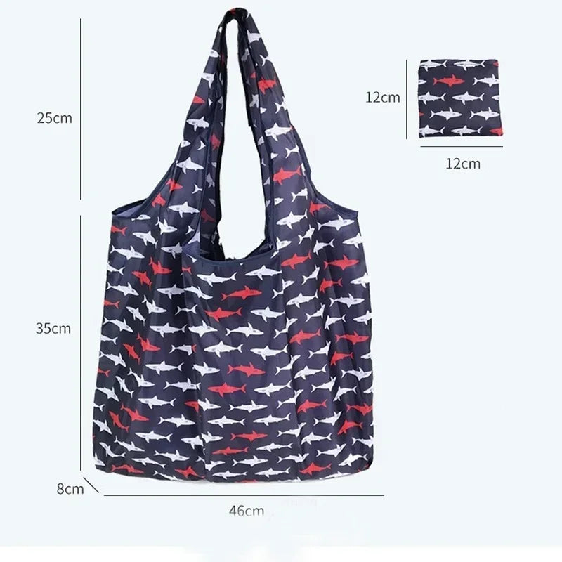 Grand Sac de Courses Réutilisable pour Femme, Fourre-Tout Pliant, Écologique, Réutilisable, Mallette d'Épicerie, Sacs à Main de Rangement