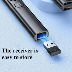 Wireless presentation pen with infrared remote control, USB laser pointer, PPT page turner, PowerPoint slide budget