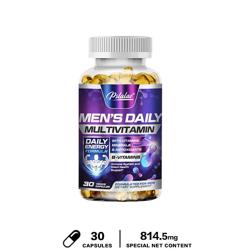 Supplément multivitaminique pour hommes – Améliore l'immunité, augmente l'énergie et l'endurance, favorise la santé globale