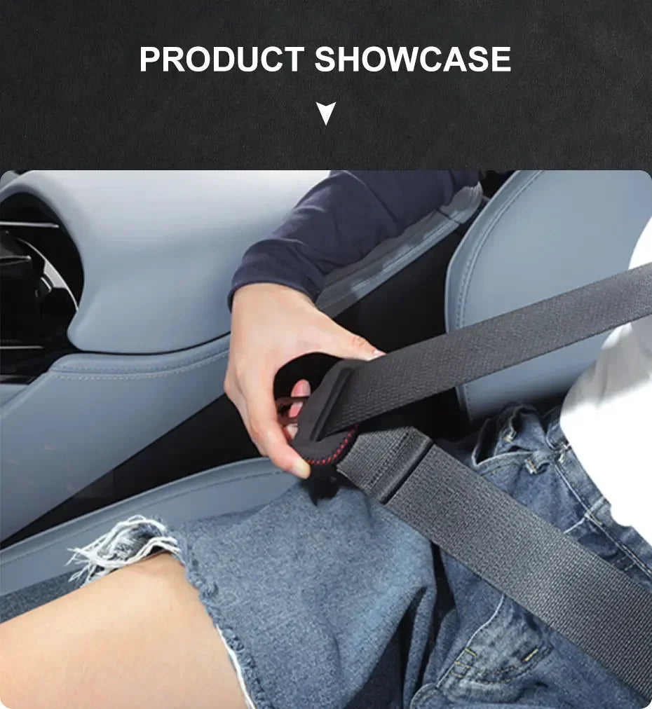 Boucle de ceinture de sécurité de voiture, Clip de protection, couverture intérieure avant et arrière, ceinture de sécurité automobile, Bulckle, Clips en cuir, accessoire