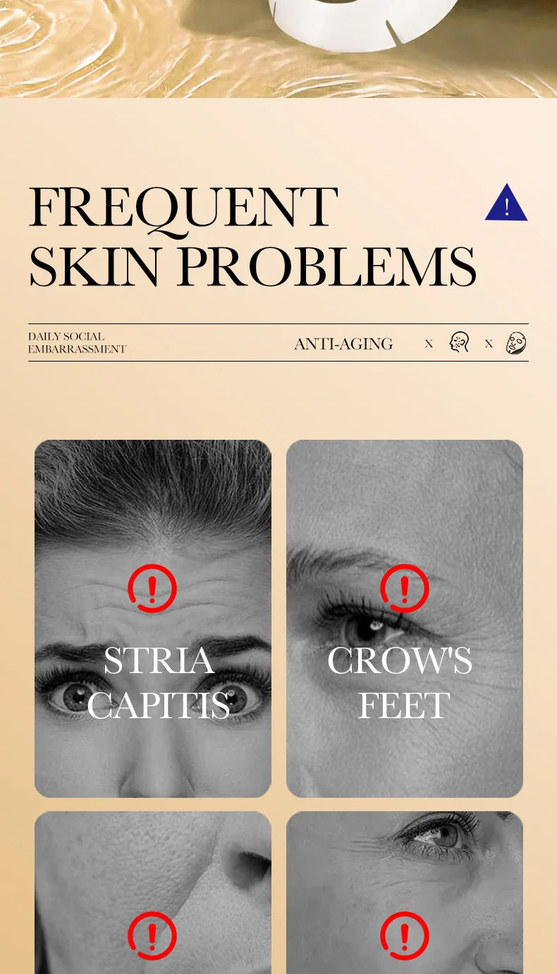 Masque Facial Anti-rides au collagène, 10 pièces, Anti-vieillissement, estompe les ridules, peau ferme, hydratant, éclaircissant, soins de la peau, cosmétiques coréens