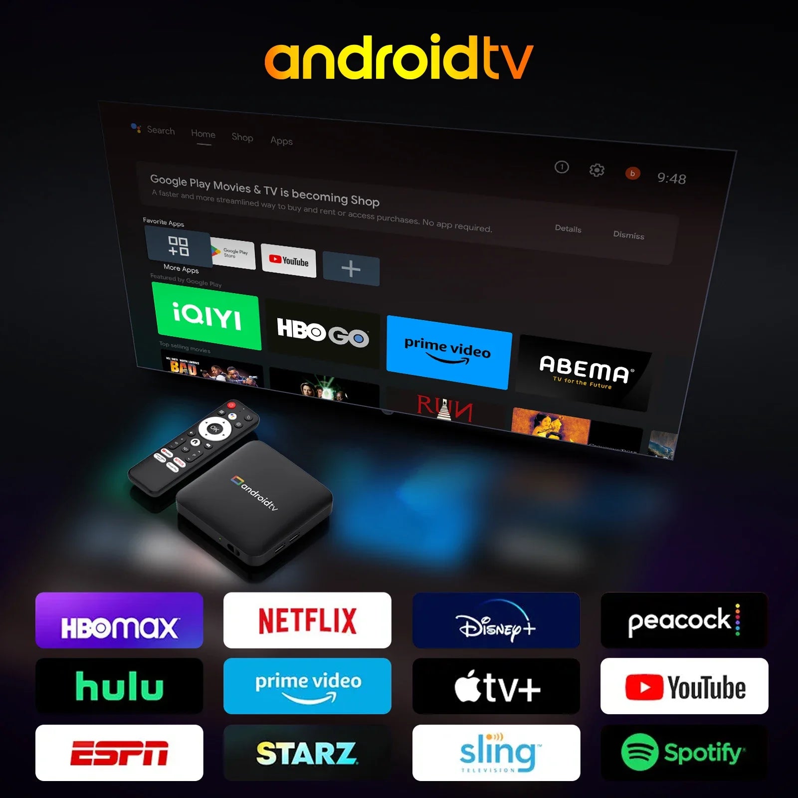 H96Max S905L3 TV Box 4K Android 14 Quad Core 2.4/5G H96 Max Smart TV USB2.0 maison intelligente 4K HDR commande vocale Android 4K