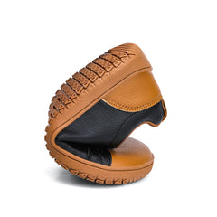 Chaussures Pieds Nus en Cuir Artificiel pour Garçon et Fille, Baskets Légères, Larges, Minimalistes, à la Mode, avec Boucle à Crochet, Plates de Marche