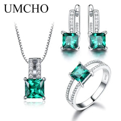 Characterlevez ald Square Jewelry Set pour femme, matiques élégantes, pendentif, clip, boucle d'oreille