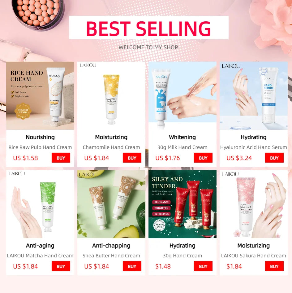 Crème pour les mains à l'aloe Vera, Lotions, sérum réparateur, nourrissant, soins pour la peau, Anti-séchéité, gerchar, Anti-vieillissement, blanchissant, 30g