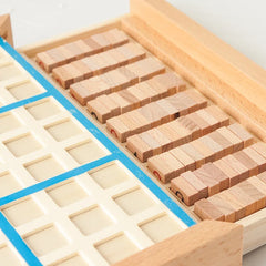 Jeu d'échecs en bois Sudoku Jiugongge, élèves du primaire, pensée logique, Puzzle pour enfants, jeu de société, jouet avec