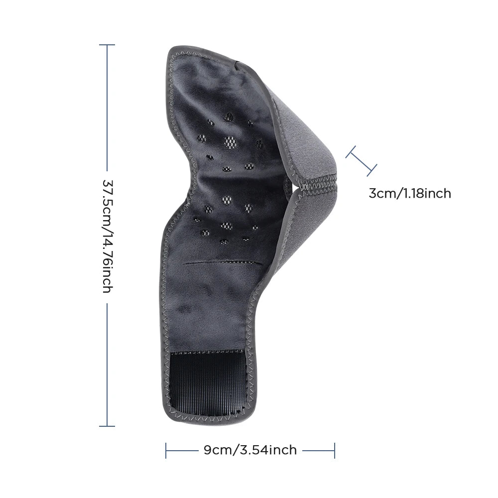 Masseur électrique de chaleur pour les pieds, compresse chaude, masseur de vibrations, matériau respirant, Protection des articulations des pieds et des chevilles