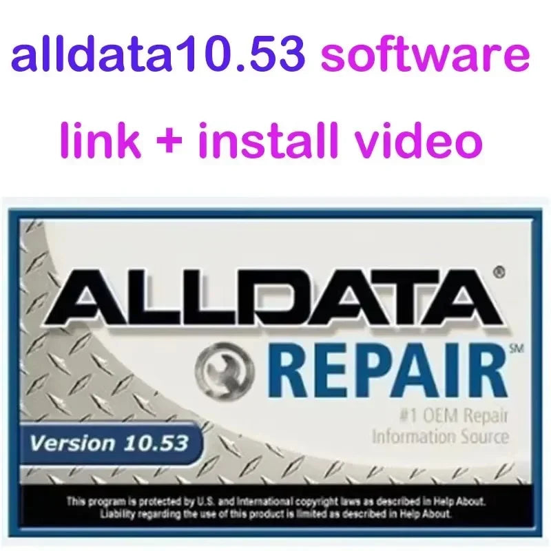 Dernier logiciel de réparation automobile alldata, logiciel 10,53, téléchargement de données, logiciel de diagnostic automatique alldata avec la vidéo