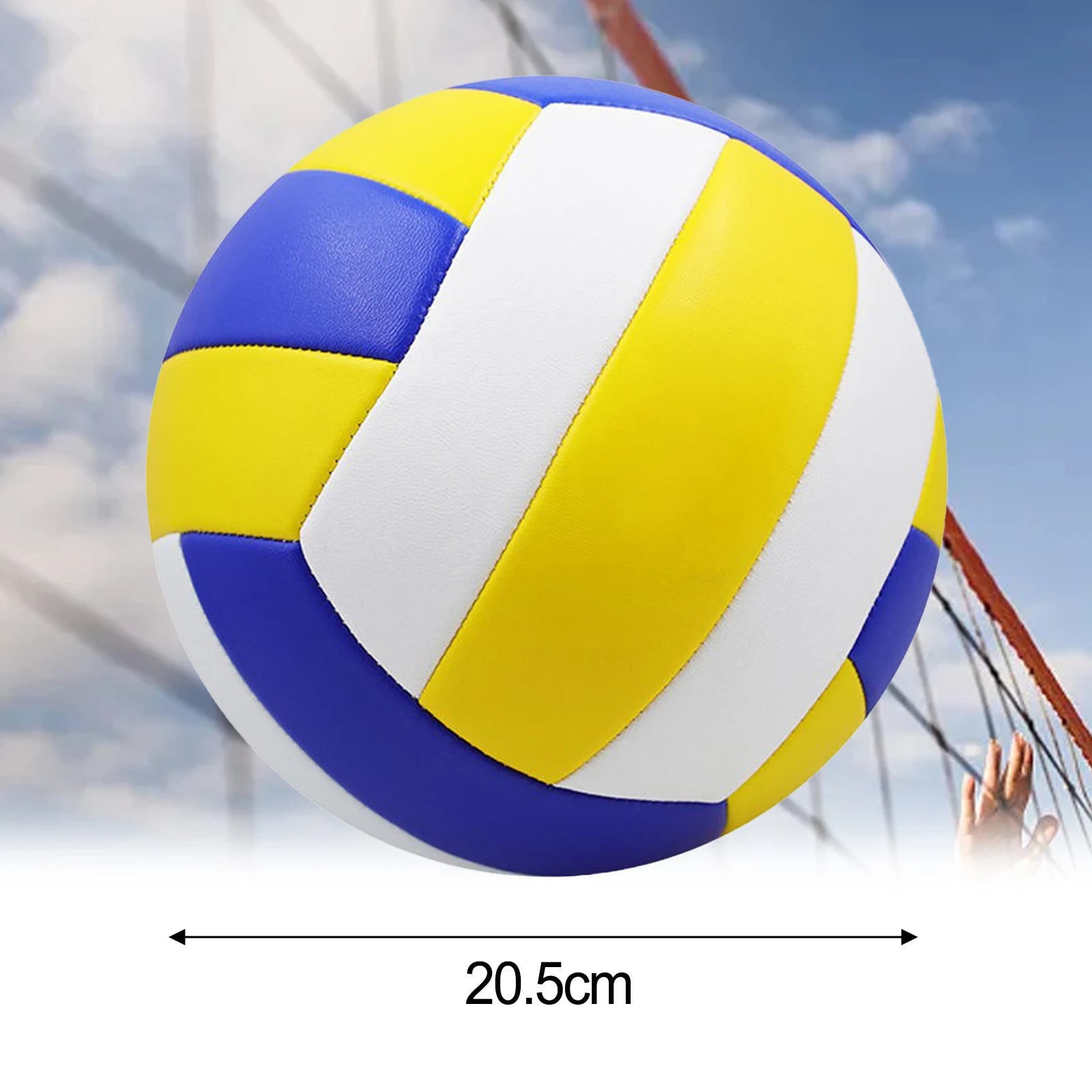 Ballon de volley-ball n ° 5 en PVC, compétition professionnelle, pour plage, sports d'extérieur et d'intérieur, entraînement IkSoft, léger et hermétique