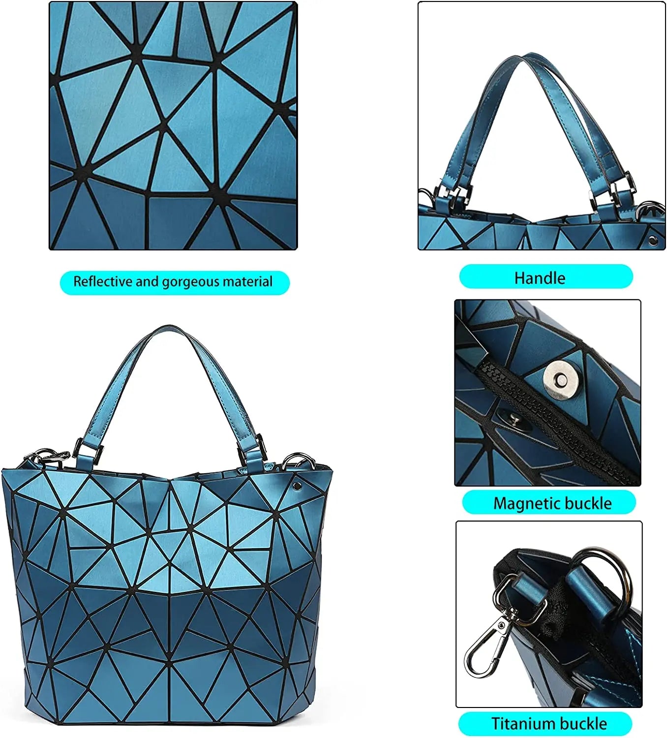 sac a mains femme sac de luxe femme Bao-Sacs à main géométriques argentés pour femmes, sac à bandoulière, messager initié, fourre-tout de luxe, mode, designer, E27, 2023