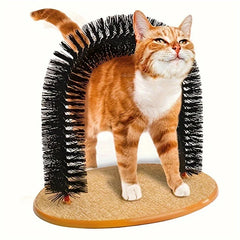 Brosse de Massage de toilettage pour chat, peigne multifonctionnel pour chat, jouet pour animaux de compagnie, auto-marrage, fournitures de jeu interactives pour chat, 1 pièce