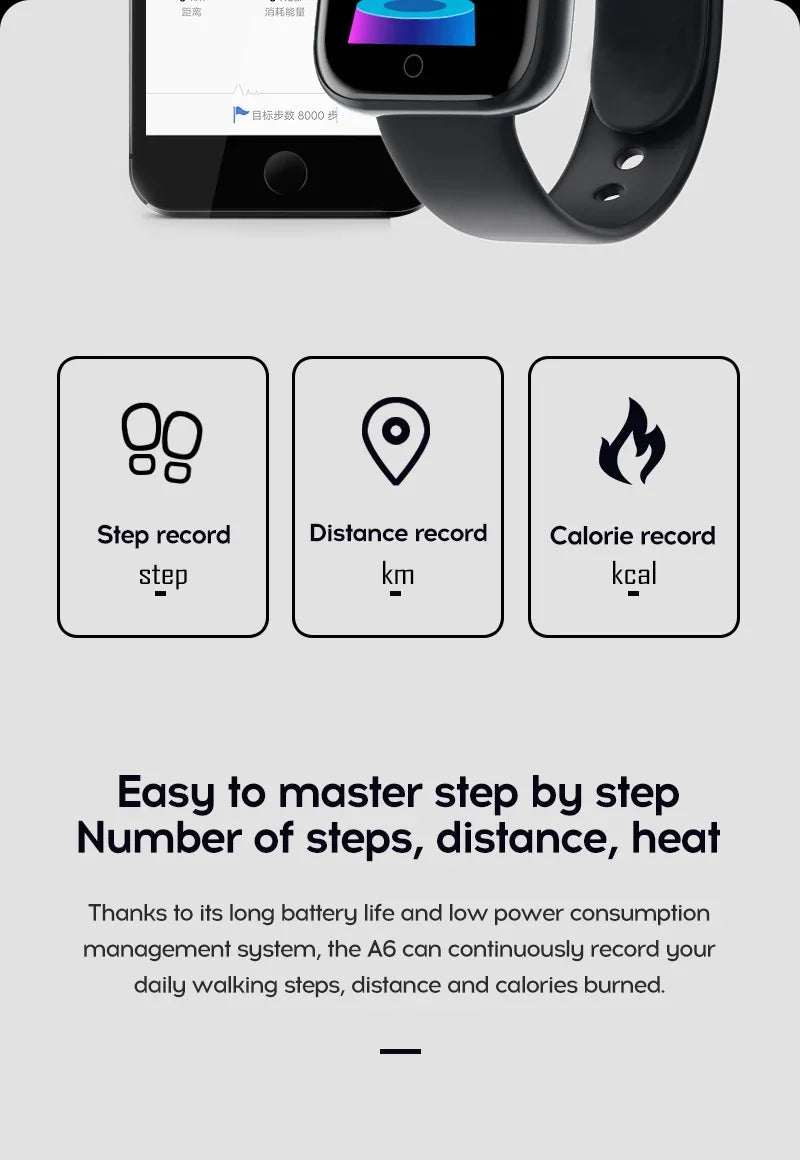 Montre intelligente multifonctionnelle pour hommes et femmes, téléphone connecté Bluetooth, musique, bracelet de sport de fitness, moniteur de sommeil, montre intelligente