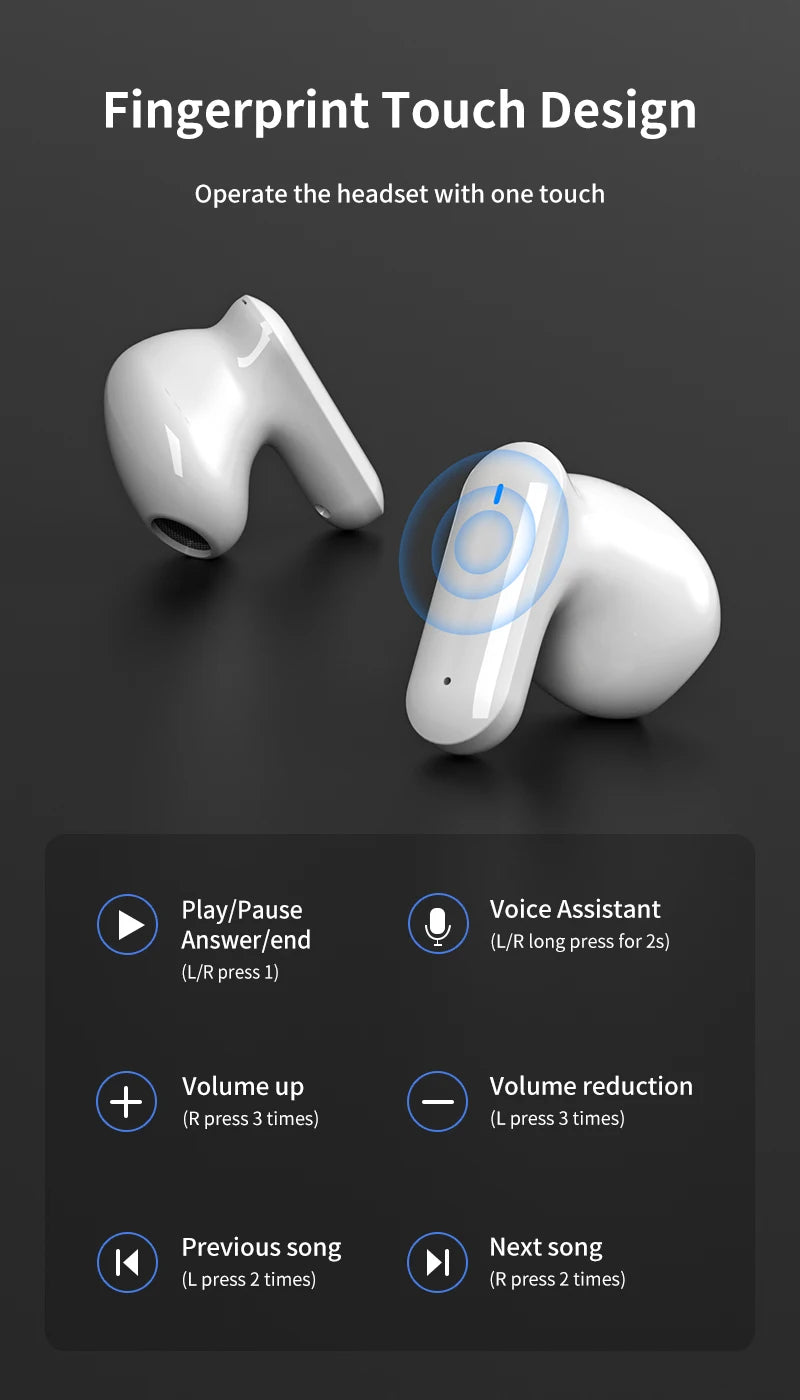 LY09 TWS casque sans fil Bluetooth 5.2 écouteur HIFI HD qualité sonore stéréo dans l'oreille écouteurs réduction du bruit casque
