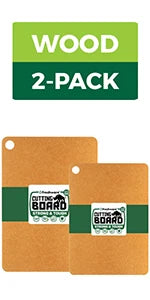 Planches à découper en bambou pour la cuisine, planche à découper en bois pour hacher de la viande, des fruits, du fromage, lot de 3