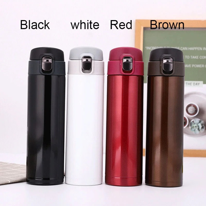 Les étudiants vont à l'école tasse Thermos couverture de balle créative tasse d'eau potable directe Simple couleur unie Durable et pratique