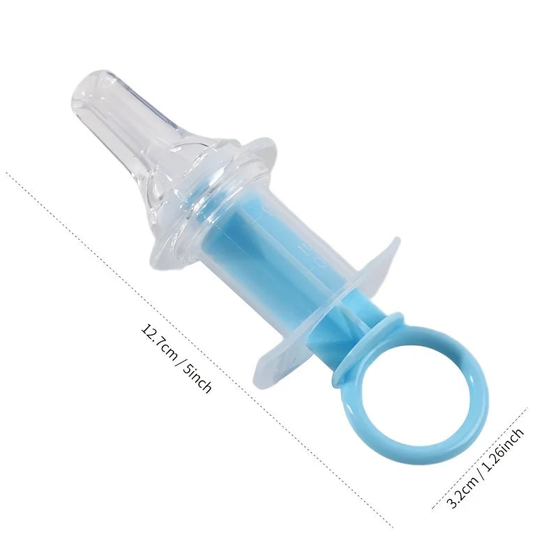 Mangeoire à sucette pour bébé, distributeur de médicaments liquides pour bébé, mangeoire à aiguilles en Silicone Anti-étouffement, mangeoire à eau, avec tasse de mesure de 20ml