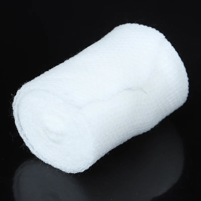 10 rouleaux/lot 5cm x 4.5m PBT pansement élastique trousse de premiers soins rouleau de gaze pansement