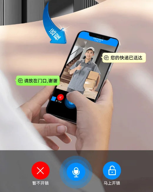 Tuya App serrure intelligente maison antivol porte serrure d'empreintes digitales avec caméra mot de passe serrure grande serrure de porte