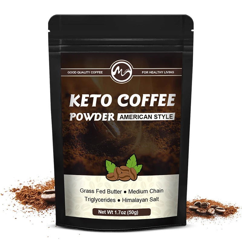 Café Keto cétogène, prend en charge l'énergie et le métabolisme, gestion du poids, faible en glucides, prend en charge le métabolisme énergétique