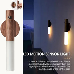 Veilleuse à détecteur de mouvement intelligent-éclairage ambiant LED, lumière murale/armoire rechargeable pour chambre à coucher, pépinière, couloir, décoration de cuisine