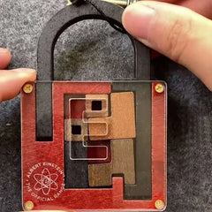 Jeu de puzzle casse-tête en bois classique et stimulant, jouet de défi avec verrouillage du qi parfait, cadeau pour le développement cognitif des enfants