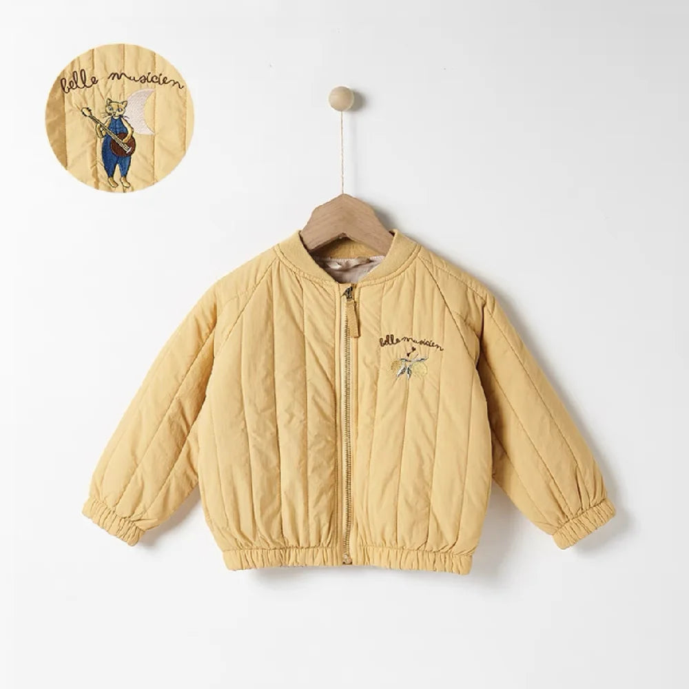 1-6Y enfants vêtements automne épaissi vers le bas coton fille veste bébé enfants manteau chaud enfant en bas âge vêtements d'extérieur pour enfants vêtements d'hiver