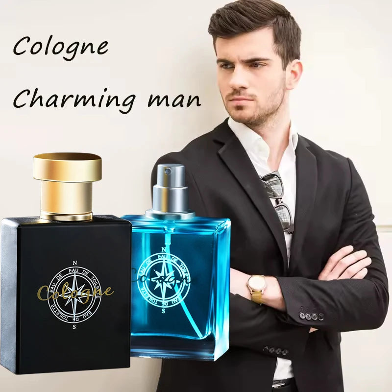 Amant noir pour hommes Cologne bois mélangé bois De santal Eau De Toilette parfum rafraîchissant longue durée déodorant parfum charmant