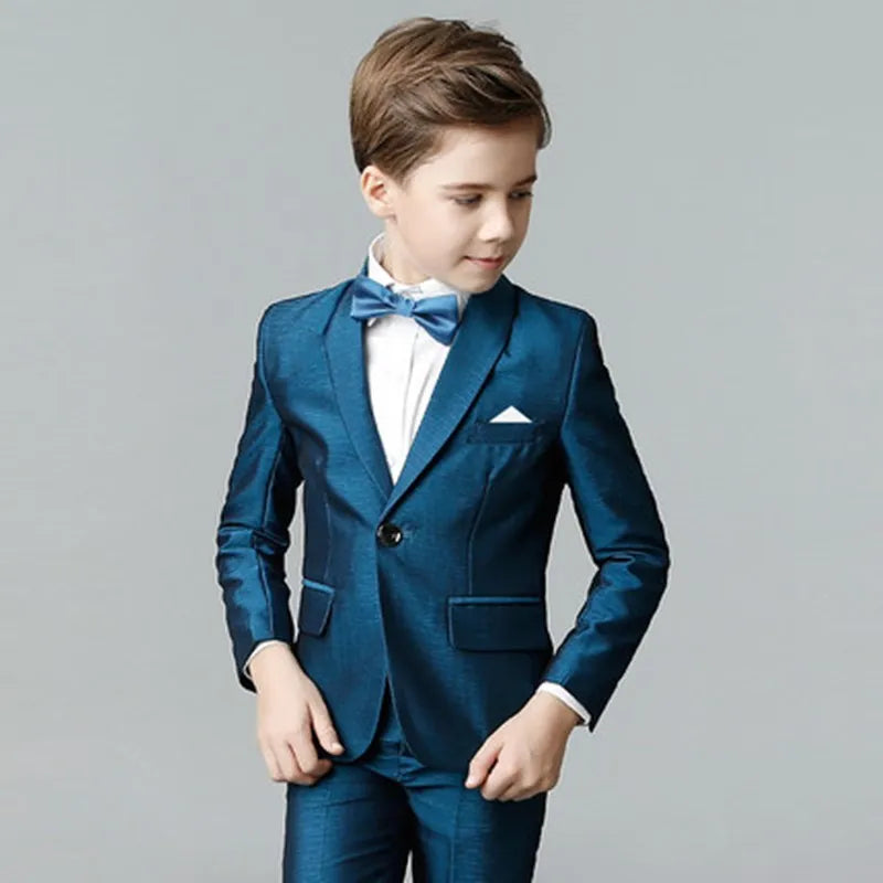 Formal suit for boys, for weddings, white party blazer, trousers, christening outfit, children's suit, prom tuxedo set for men and teenagers