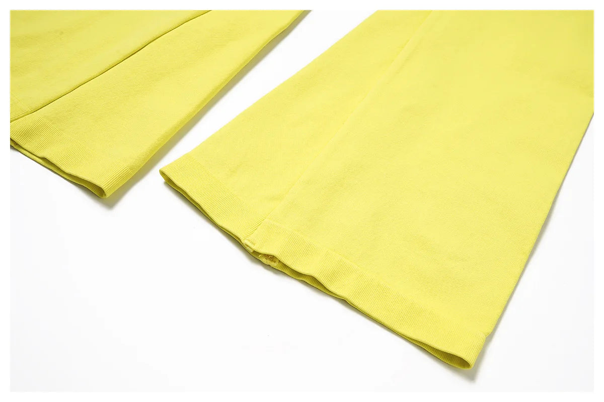 Leggings évasés sans couture pour femmes, pantalons évasés, pantalons de yoga, taille haute, pantalons à jambes larges, pantalons de sport évasés, vêtements de danse, entraînement de gym, fitness