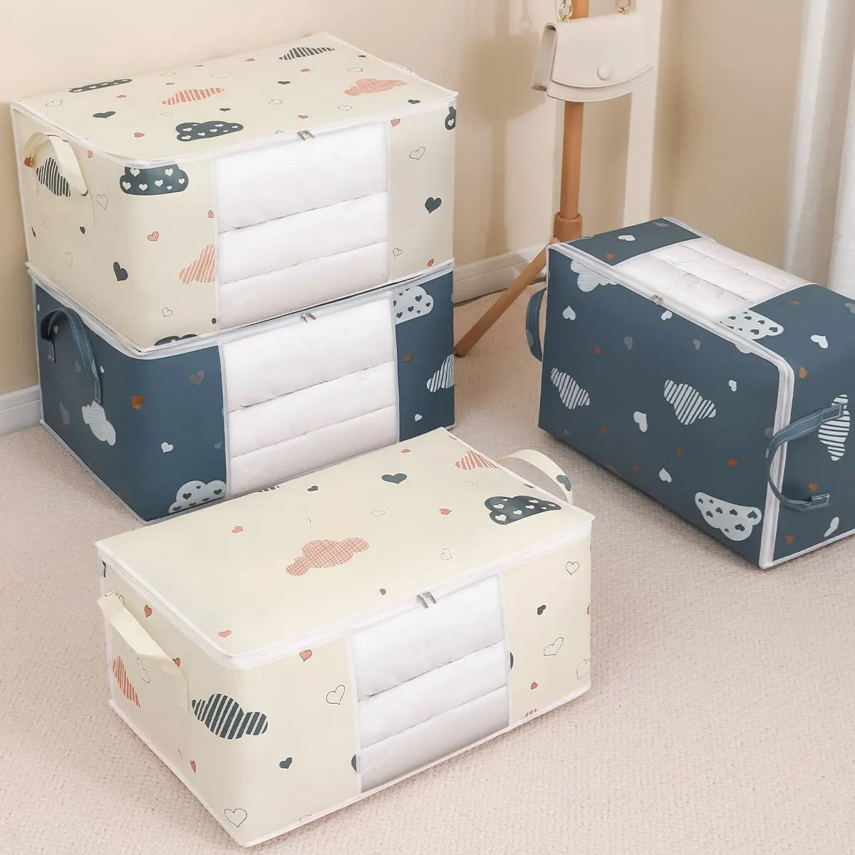 Étanche à la poussière étanche organisateur Quilt vêtements sac de rangement grande capacité couette couverture tri sacs