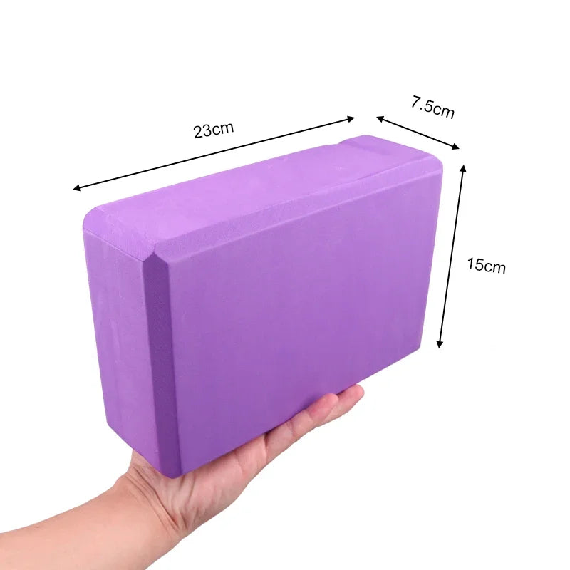 Blocs de gymnastique EVA, brique en mousse, exercice d'entraînement, ensemble de Fitness, outil, traversin de Yoga, coussin d'étirement, façonnage du corps, blocs de Yoga