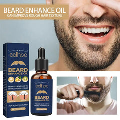 Huile à barbe pour hommes, adoucit et renforce le coiffage, soin de la barbe, nourrissant, naturel, 30ml, 2 pièces
