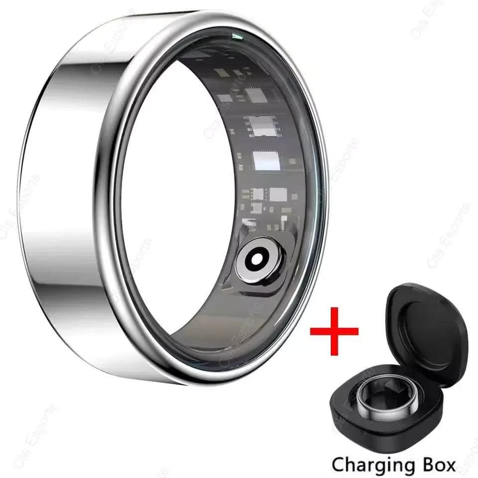 Anneau intelligent de pression artérielle, surveillance de la santé du sommeil, Mode multisport, smartring IP68, étanche, soins à distance pour hommes et femmes